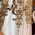 European Style Embroidery Tulle Curtains for Living Room Bedroom Window Screen Customize