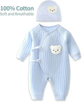 Baby Winter Bodysuit (0–6M) – Thick Cotton Animal Print Onesie for Boys & Girls