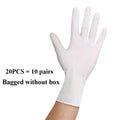 White Nitrile Disposable Gloves – Powder-Free, Latex-Free Household Use
