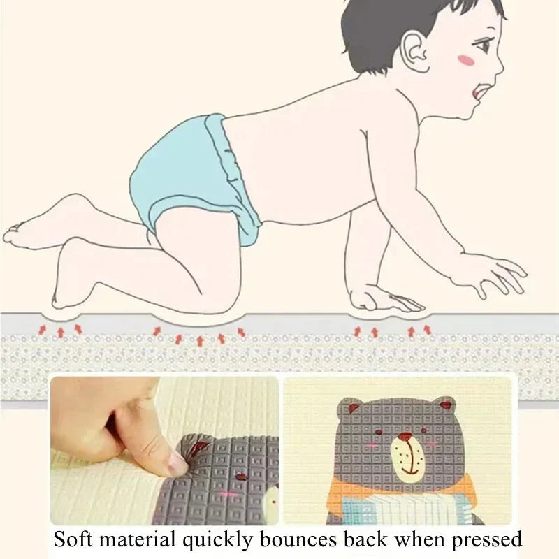 Non-Toxic Baby Crawling Play Mat | EPE Activity Gym Carpet