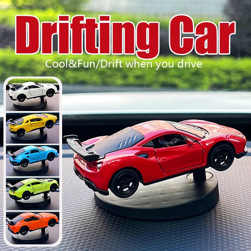 Drifting Car Model dashboard Swing Moving cool sports racing ornaments dash interior accessories decor items fun decorations men