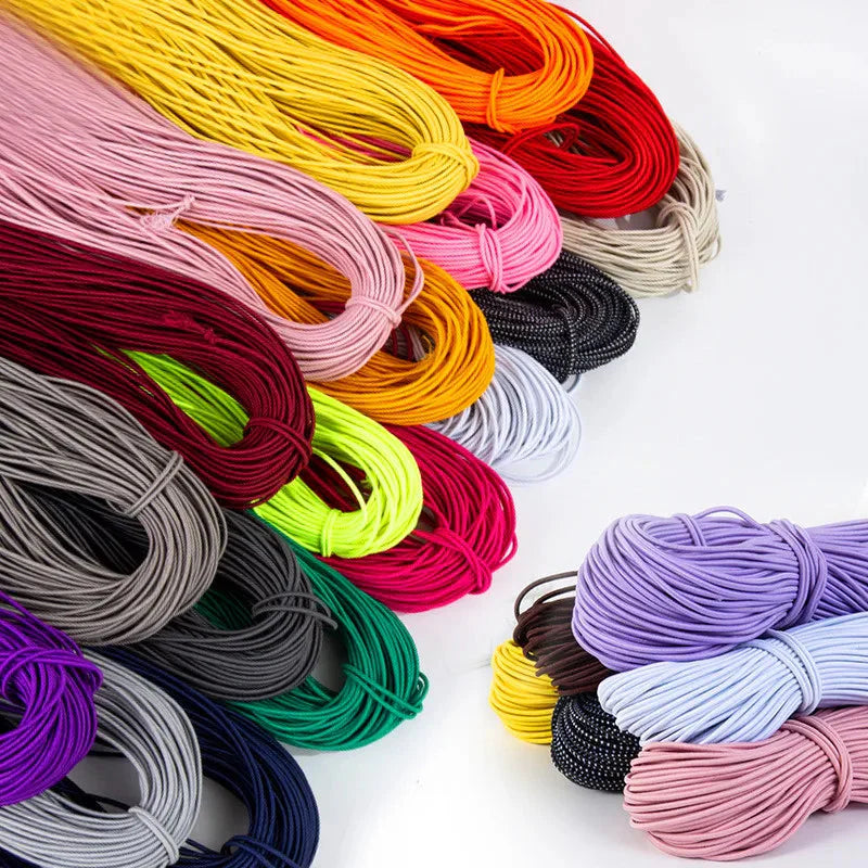 Elastic Thread for Jewelry Making - 1.0mm to 2.5mm, 10 Yards, DIY Beaded Crafting Sewing Accessories