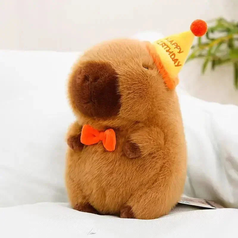 12-32cm Capybara Plush Simulation Capibara Anime Fluffty Toy Cute Doll Stuffed Animals Soft Doll Plush Children Christmas Gift