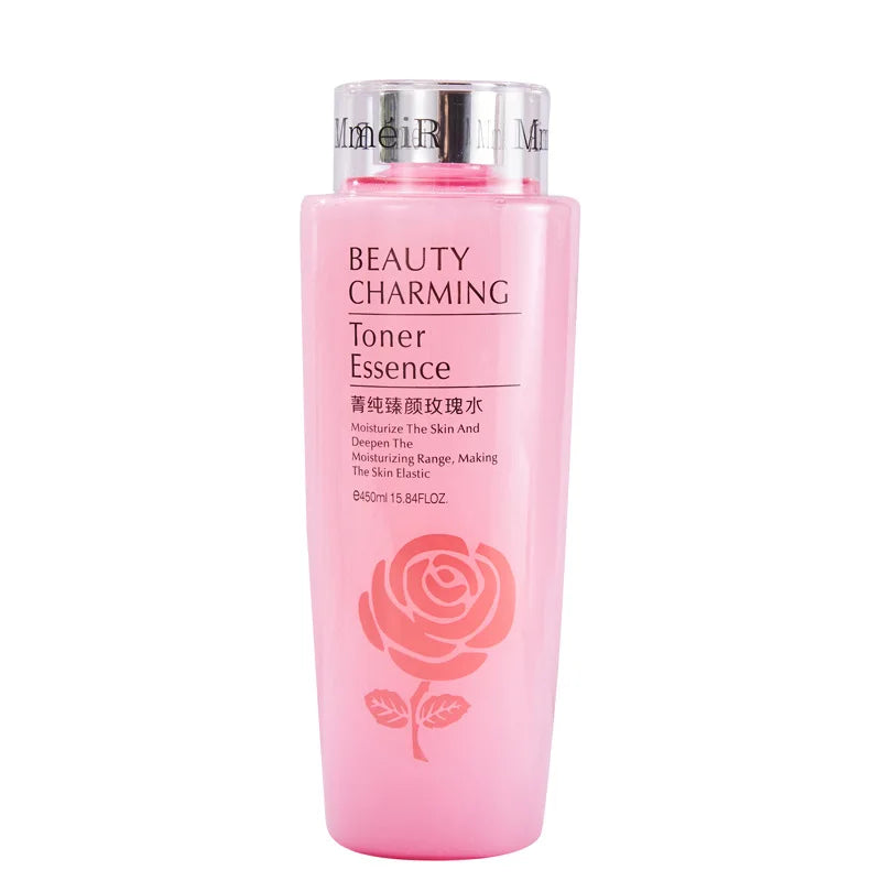 450ml Rose Water Softening Water Pink Water Toner Moisturizing Whitening Lightening Spots Nourishing Skin Repairing Skin