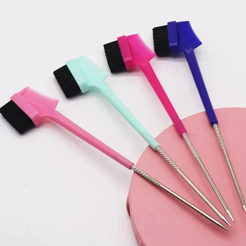 3-in-1 Baby Hair Edge Brush Comb for Hair Care and Salon Styling