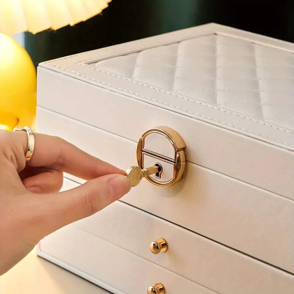 Jewelry Storage Box – Necklace & Earrings Organizer for Gifts
