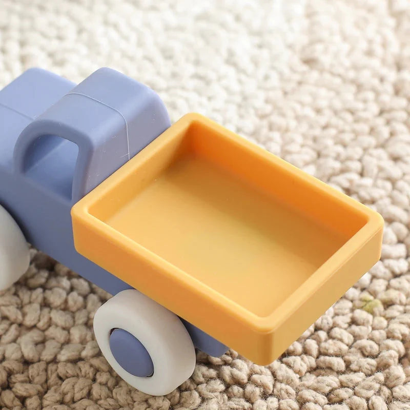 Baby Silicone Car Teether Toy Montessori Educational 0-12 Months
