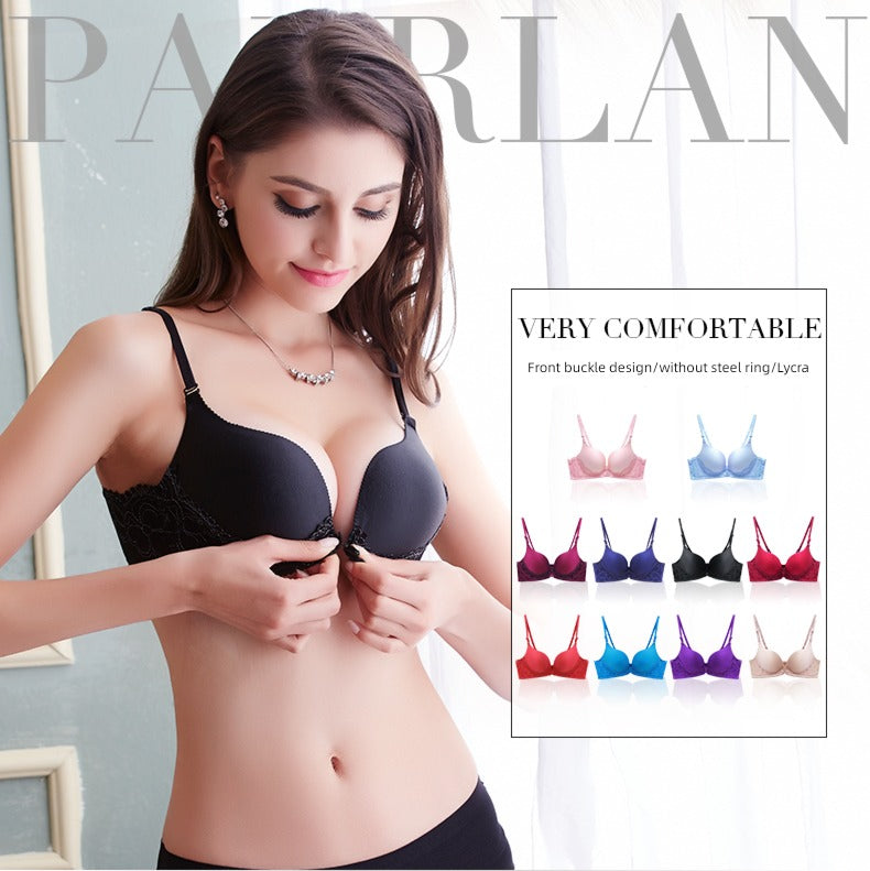 Women Front Buckle Sexy Push up Bra