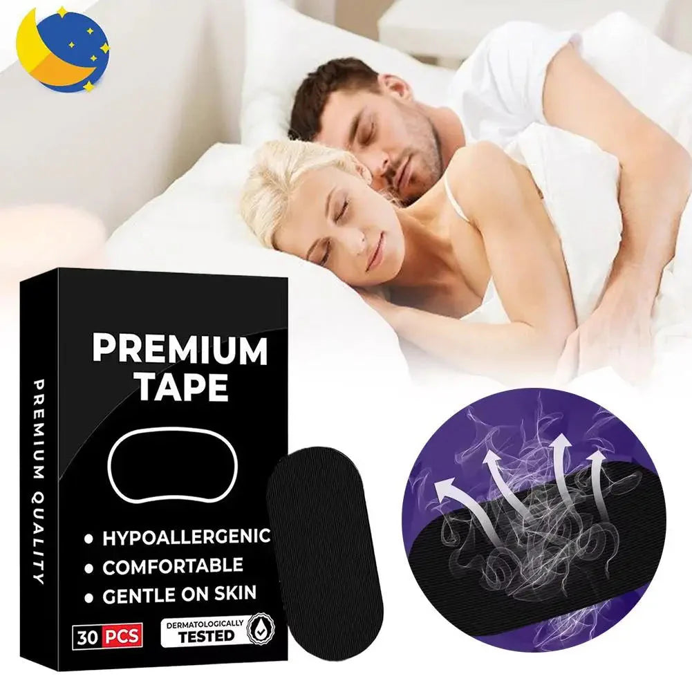 Anti Snoring Sleep Mouth Tape – Nasal Strips for Snoring Relief