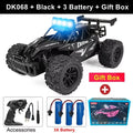 1:16 RC Drift Racing Car - High-Speed Off-Road Alloy Truck with LED Lights, 20KM/H, 2.4G Radio Control for Kids & Adults