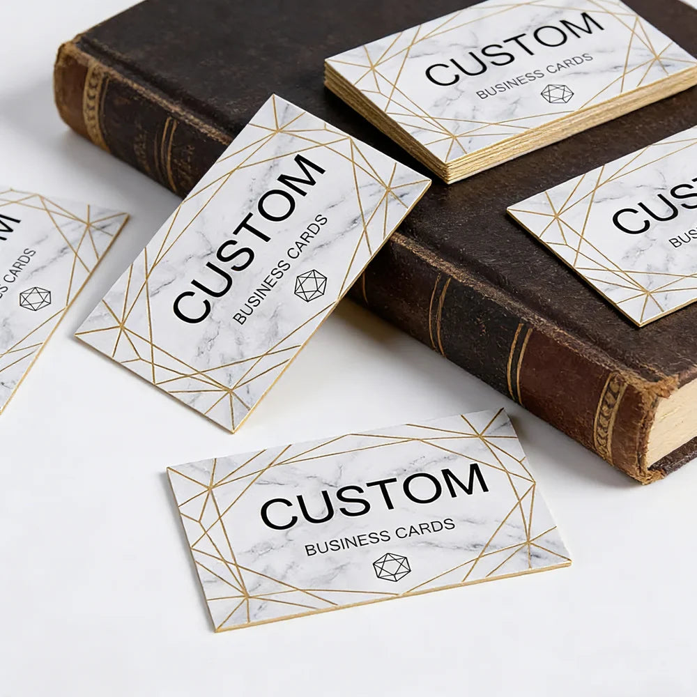 200pcs, Custom Business Cards/Cards, Business Cards, Desktop Business Cards, Thank You Cards, Business Cards, Waterproof Surface