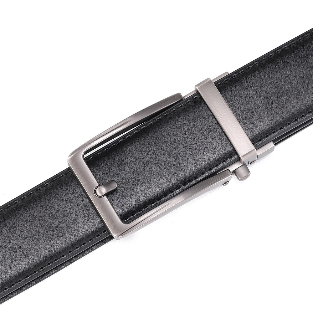 Men Luxury Buckle Genuine Leather Belt