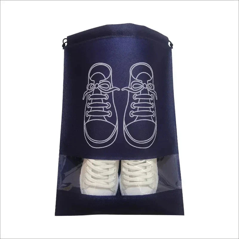 5PCS Travel Shoe Storage Bags – Waterproof Non-Woven Large Capacity