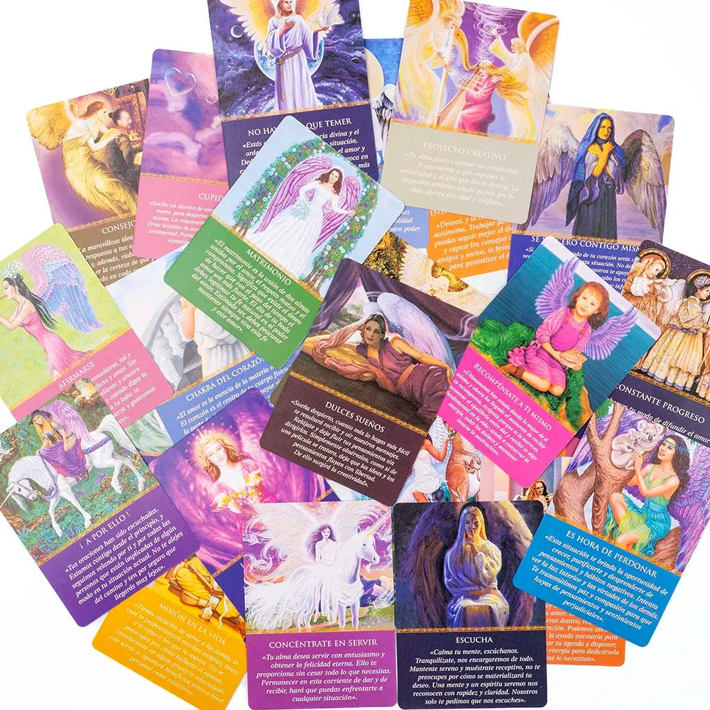 Daily Guidance From Your Angels – 44-Card Spanish Oracle Deck