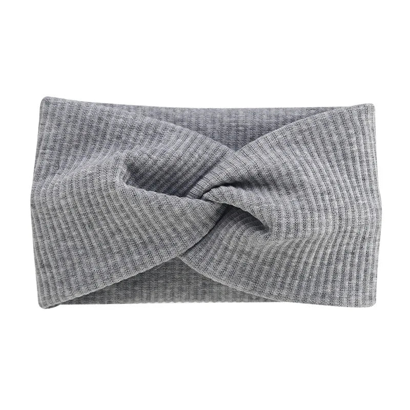 Large Baby Headband for Girls Soft Twisted Knotted Hair Turban
