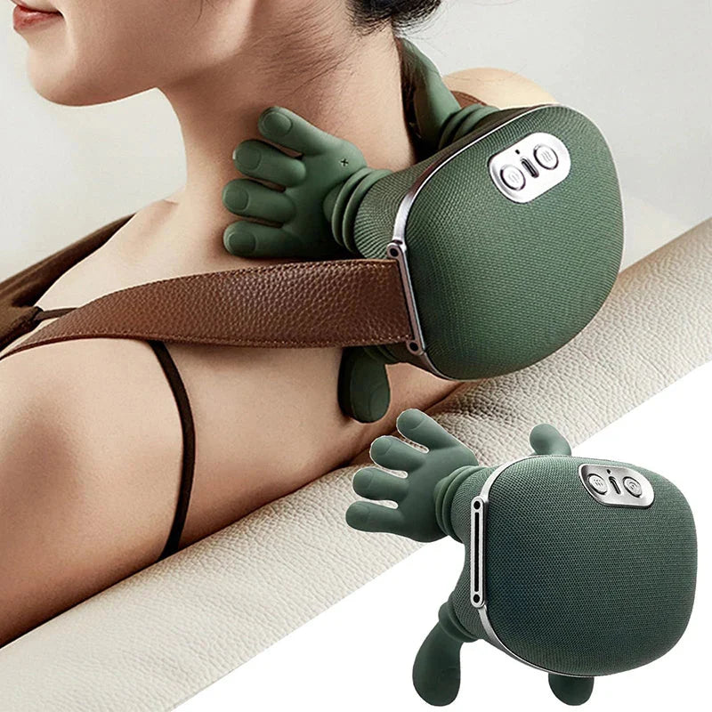 Bionic Neck Shoulder Massager N7 Kneading Pillow for Full Body Relief