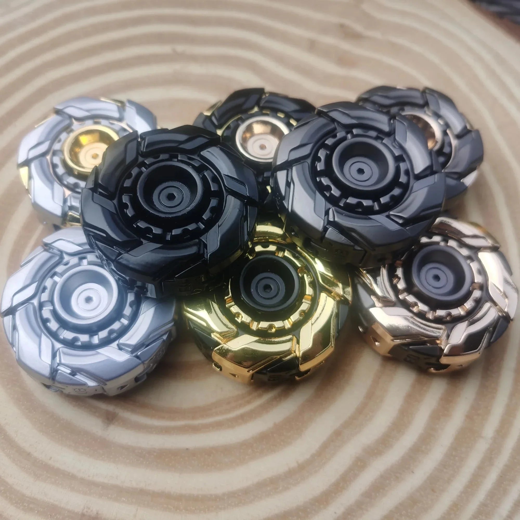 EDC Open Armor Metal Spinning Top – Magnetic Fidget Slider Toy for Adults | Stress Relief Spinner with Mecha Design & Smooth Rotation