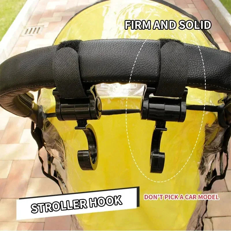 Cartoon Stroller Hook Set Umbrella & Car Seat Hooks