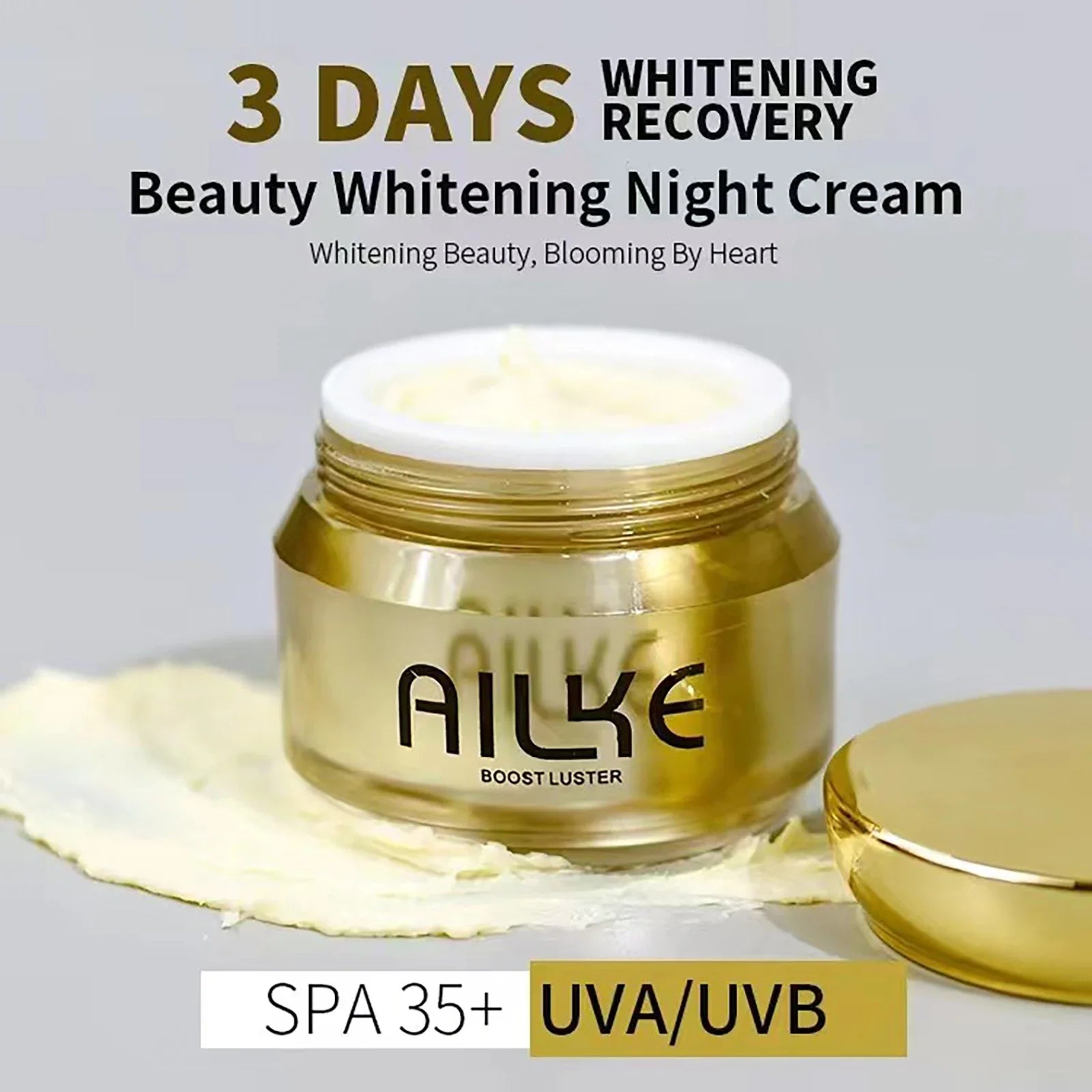AILKE Dark Spot Corrector Hydration Facial Cream With Spf35+ Lighting Skin Tone Anti-sunburn Skin Care