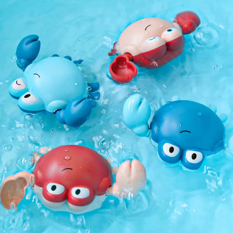 Baby Bath Toys - Swimming Clockwork Dolls & Tortoise | Fun & Safe Water Play for Kid