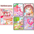 Watercolor Painting Magic Book Reusable for Children Animal Cartoon Painting Book Suitable for Children's Education and Learning