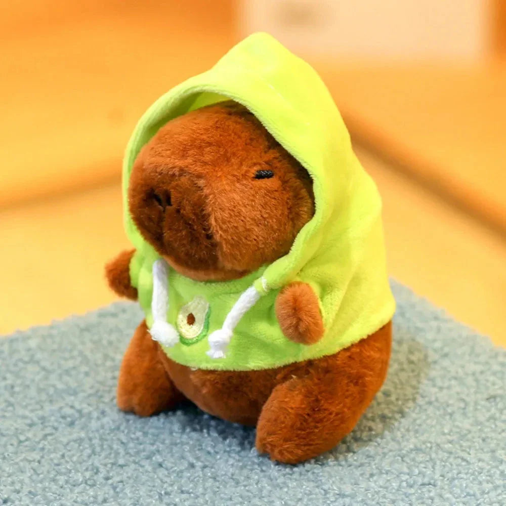 Cute Capybara Plush Toy Hoodie – Small Winged Stuffed Doll for Kids