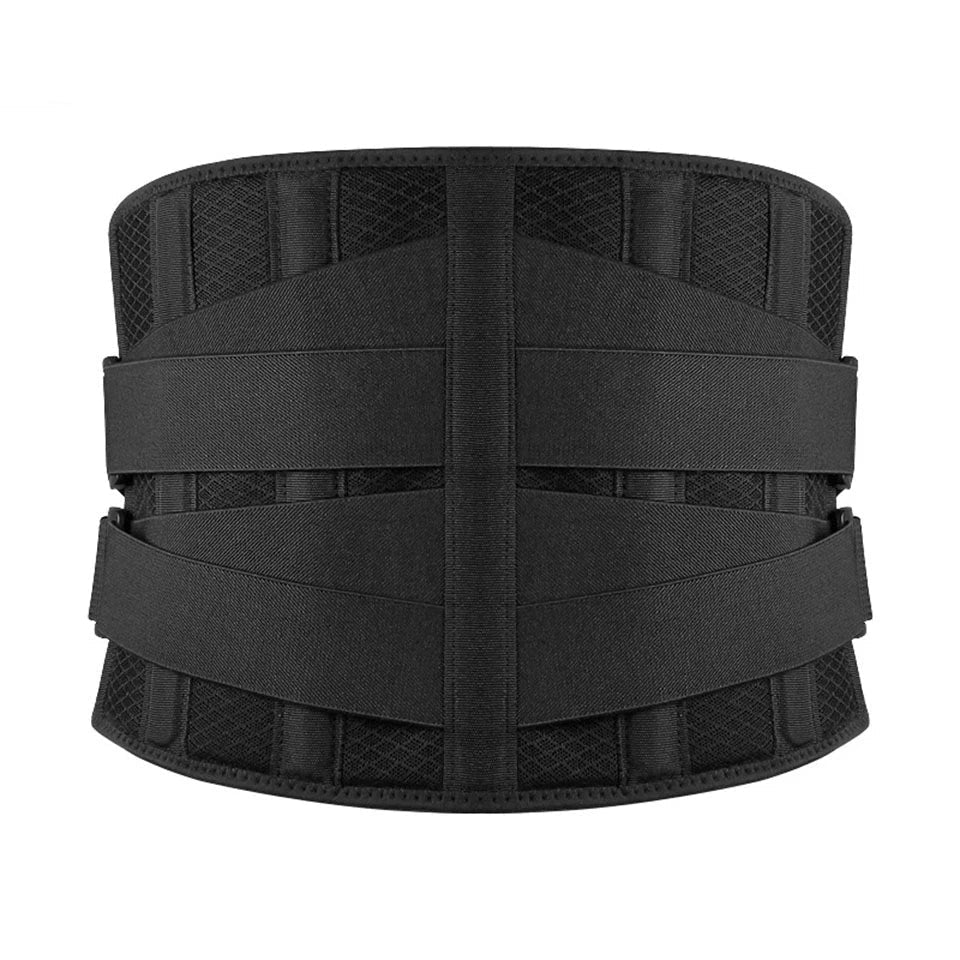 Lower Back Brace with 6 Stays – Orthopedic Lumbar Support Belt for Pain Relief, Sciatica & Gym Use | Breathable Anti-Slip Waist Support