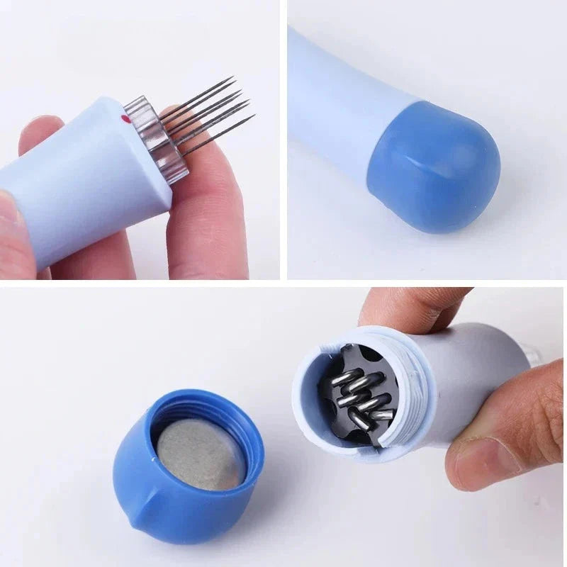 Felting Needle Tool with 7 Needles - DIY Starter Kit for Wool Crafts