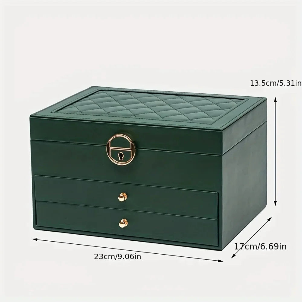 Jewelry Storage Box – Necklace & Earrings Organizer for Gifts