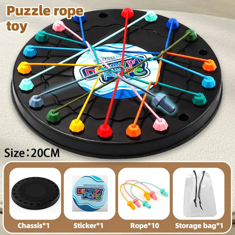 2025 Rope Breaking Puzzle Toy – Logic & Brain Training Game for Kids