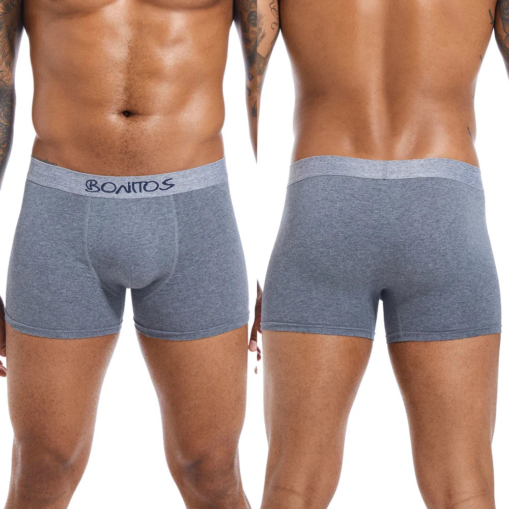 4pcs Men Underwear Cotton Boxer Shorts