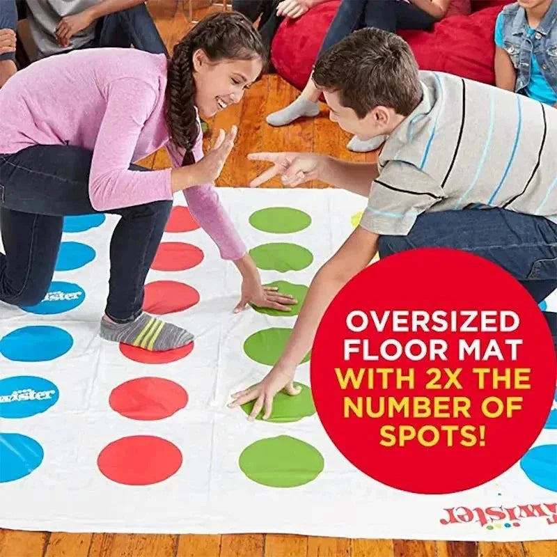 Funny Twist Body Move Game Mat – Active Family Party Board Game for Kids & Adults