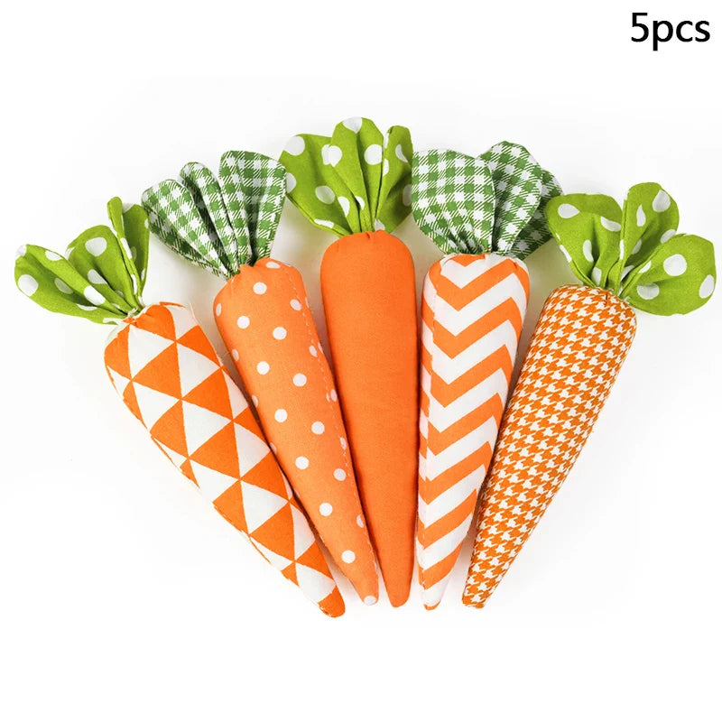 1/5pcs Easter Spring Carrot Ornaments