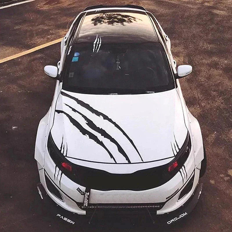 Car Stickers Ghost Claw Car Hood Vinyl Sticker Creative Modification Reflective Stickers Devil Paw Scratches Car Decoration