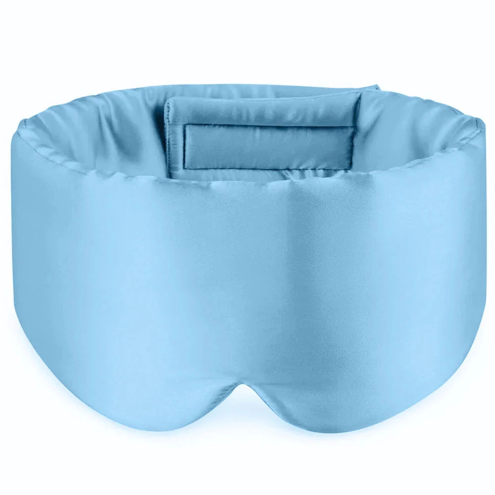 100% Mulberry Silk Sleeping Mask – Soft Eyepatch for Travel & Sleep