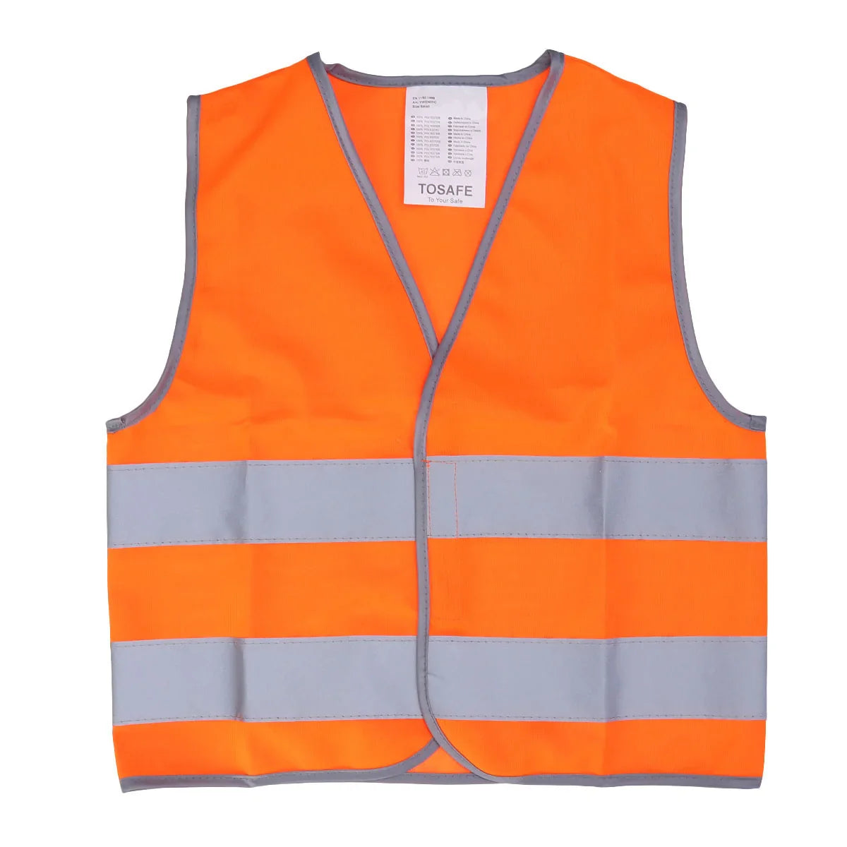 Kid Safety Vest Outdoor Night Reflective Waistcoat for Kid Child Boy Girl (Yellow M Size) Reflective Safety Vest