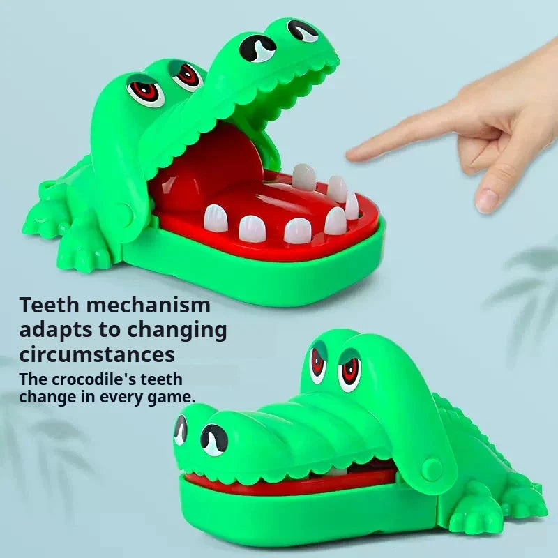 New Family Toys Crocodile Teeth Toys Alligator Family Party Toy Interactive Mini Biting Finger Game Non‑Toxic for Family Games