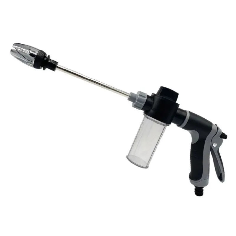 T8 long pole car washing tool watering garden tool water pipe hose universal metal extended car washing high-pressure water gun