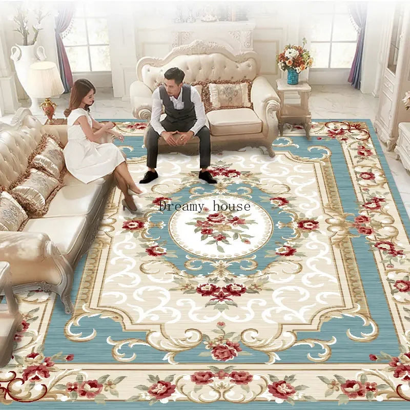 Luxury European Carpets for Living Room, Bedroom 200x300 Home Large Area Rugs Rug Washable