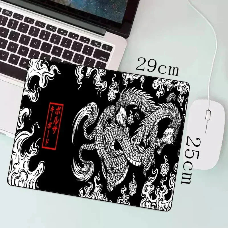 Japanese Dragon XXL Gaming Mouse Pad - Anime Desk Mat for Esports