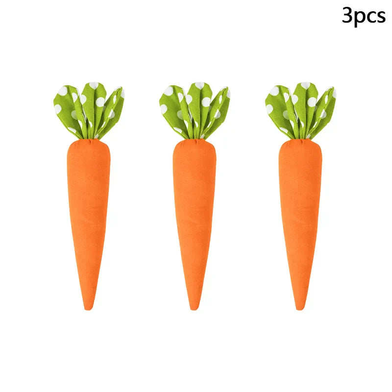 1/5pcs Easter Spring Carrot Ornaments