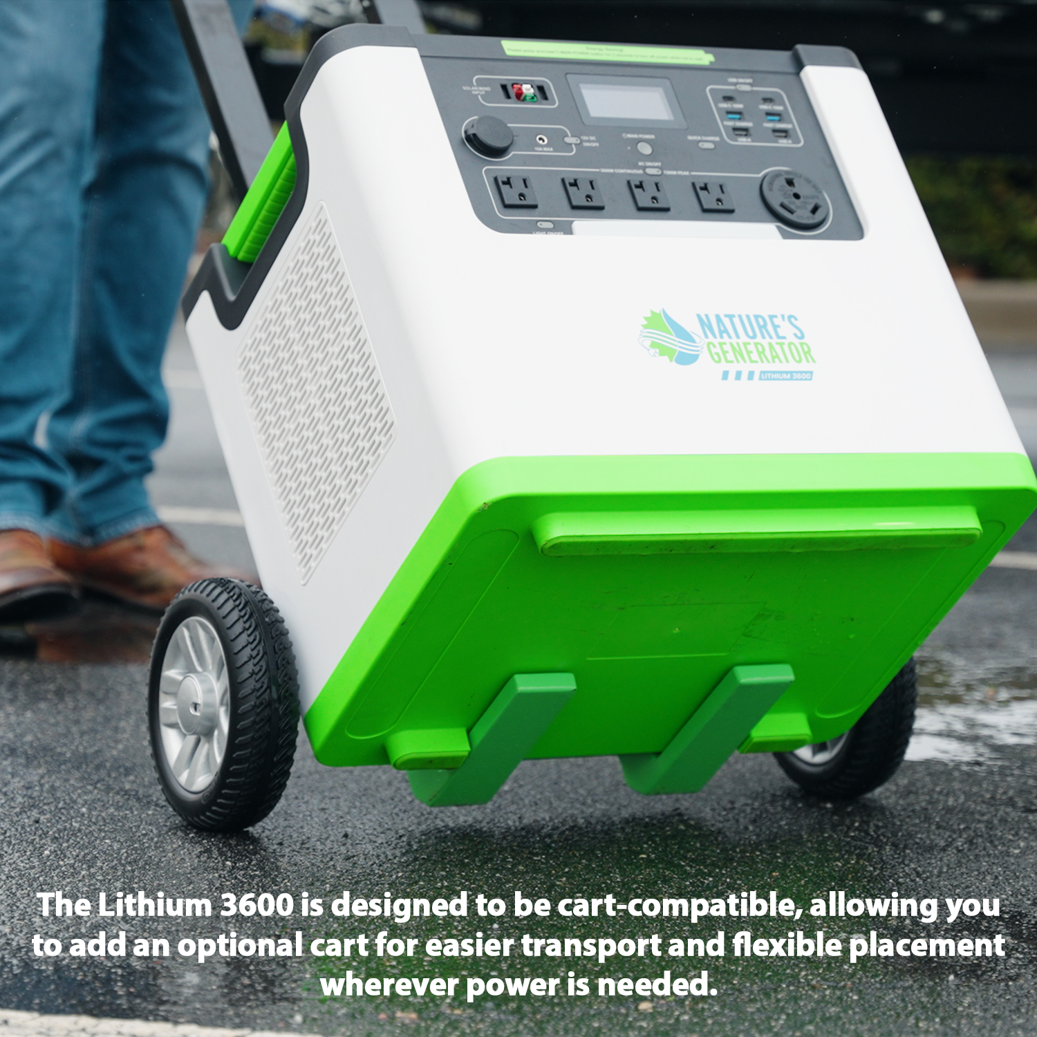 Nature's Generator Lithium 3600 Solar Generator