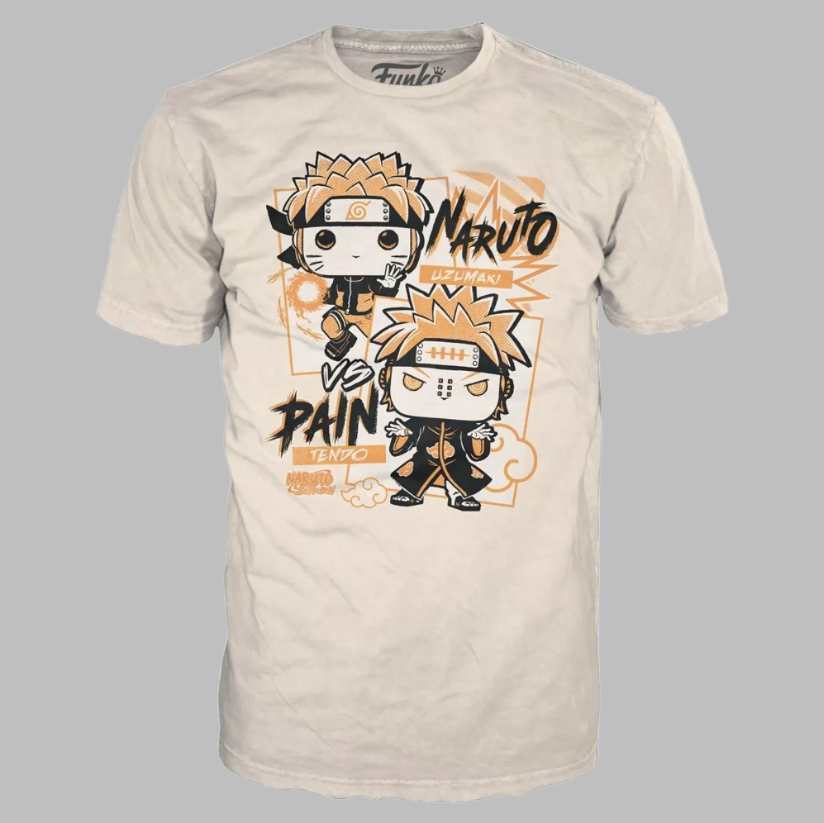 FUNKO Pop Naruto Shippuden Unisex T-Shirt SZ M Naruto vs Pain Boxed Tee