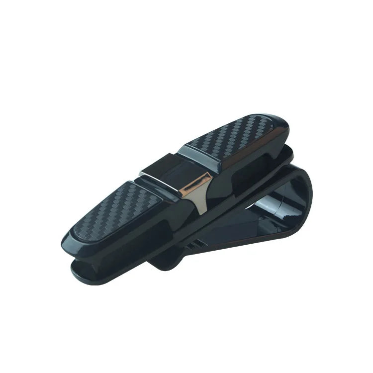 80-degree Rotating Multi-functional Car Eyeglass Storage Clip Bidirectional Automobile Eyeglass Clip Holder for Easy Access