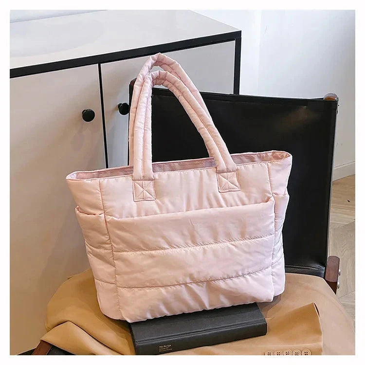 Large Capacity Women’s Tote Bag – Messenger Shoulder Handbag with Pockets