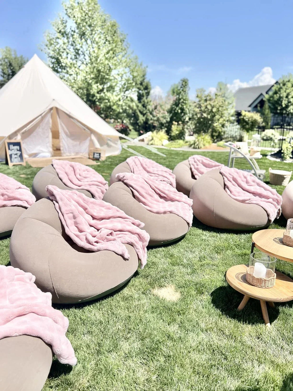 Inflatable PVC Sofa with Air Pump – Outdoor Camping & Travel