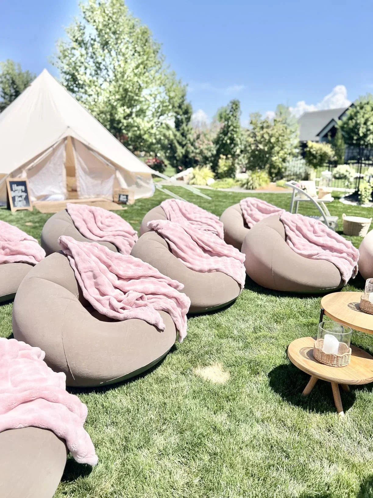 Inflatable PVC Sofa with Air Pump – Outdoor Camping & Travel