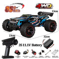 9522PRO 1:16 RC Car - 85KM/H Brushless 4WD Off-Road Drift Racing Truck with LED Lights, Professional High-Speed Remote Control Car