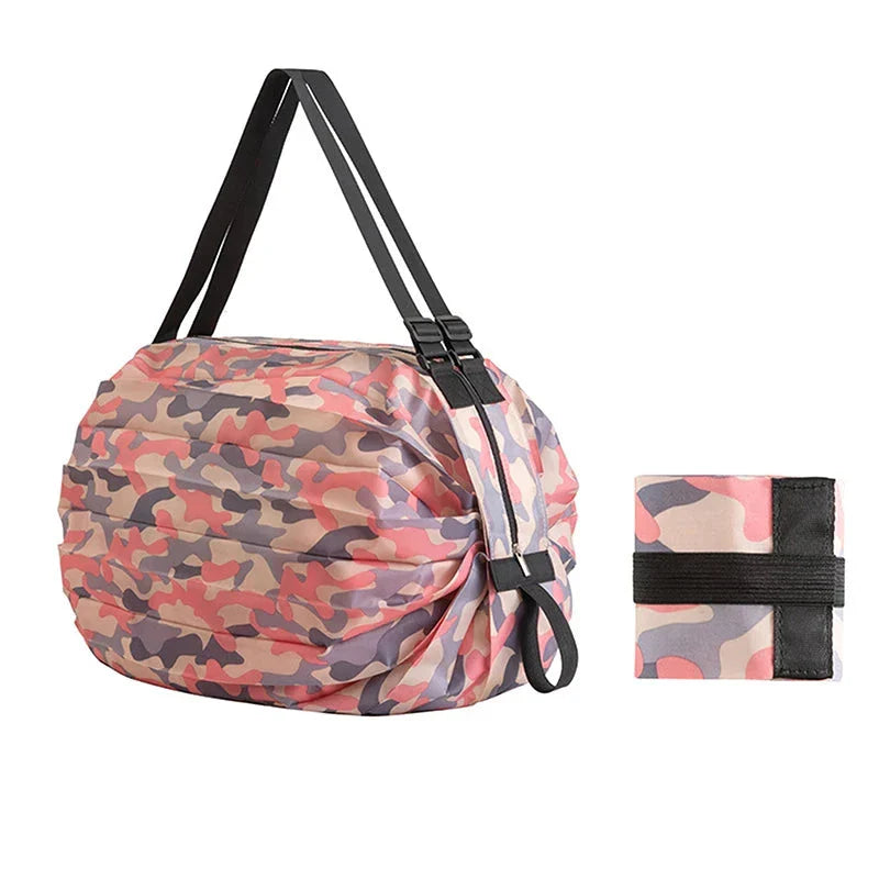Foldable Camouflage Shopping Bag – Large Capacity Portable Tote