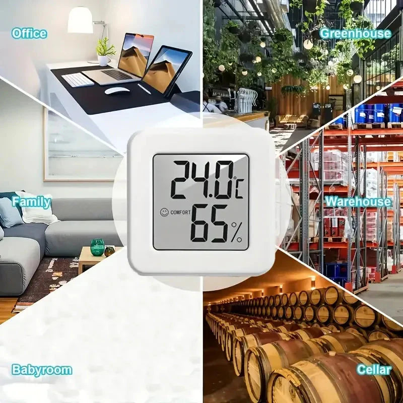 Indoor Mini Temperature and Humidity Meter Digital Display